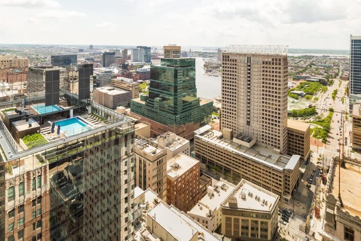 2B 2Ba Luxury Downtown Suite Rooftop Deck & Gym Baltimore Zewnętrze zdjęcie
